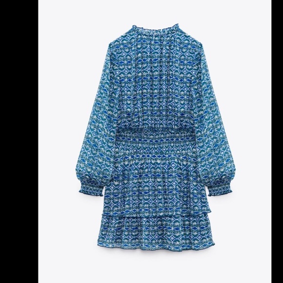 PRINTED MINI DRESS - Picture 9 of 9